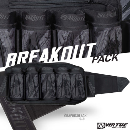 Virtue Breakout V2 Strapless Pack - Graphic Black 5+8