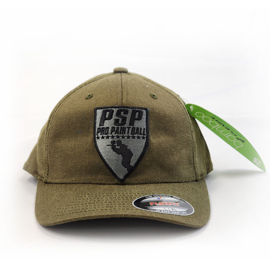 Old School Find - PSP Pro Logo - Flexfit Hat - Olive