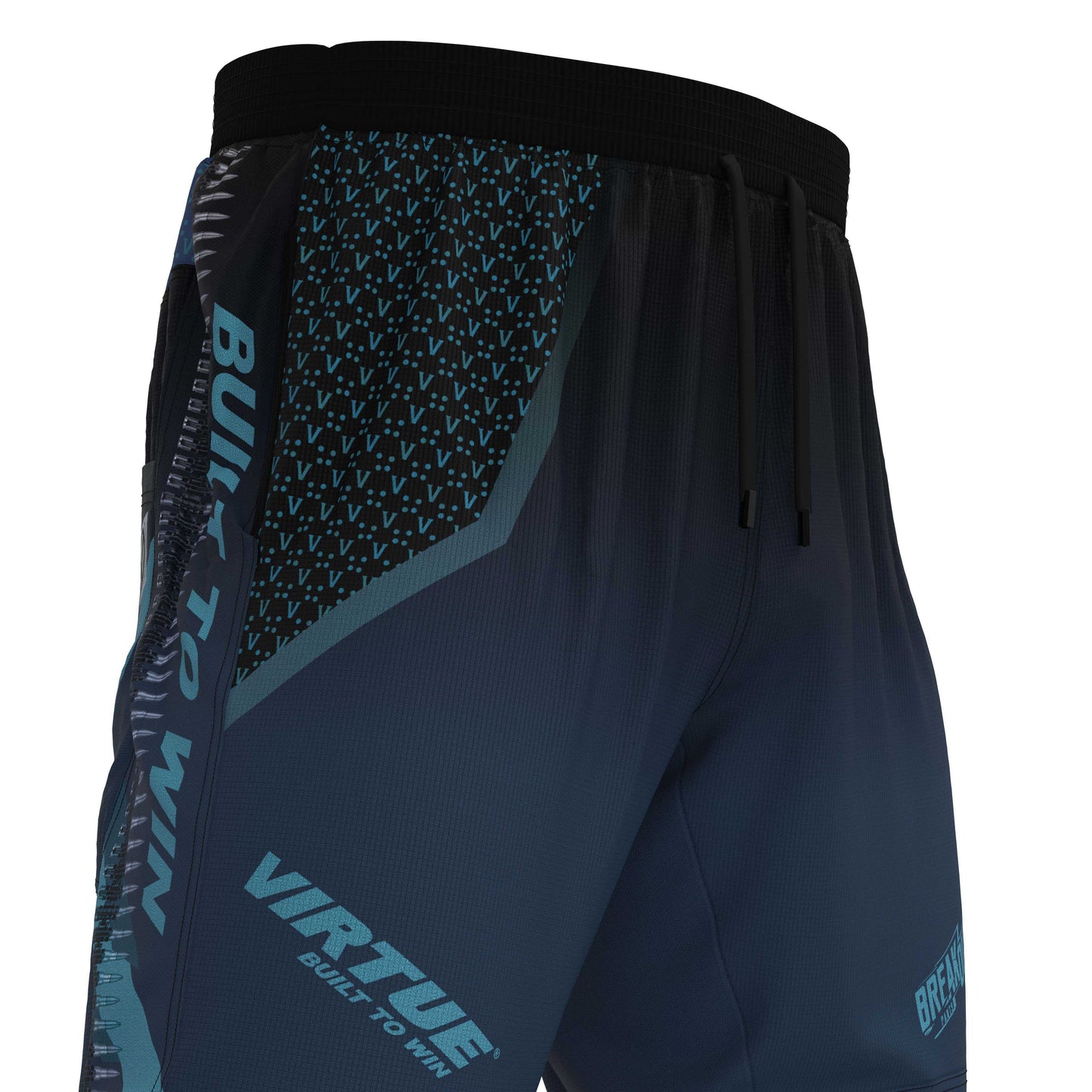 Virtue Breakout Jogger - Bullets Cyan