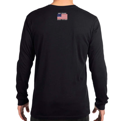 Virtue 250 Years Built to Win | War Champs Long Sleeve - Black