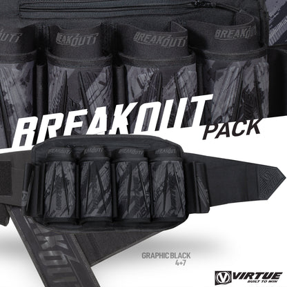 Virtue Breakout V2 Strapless Pack - Graphic Black 4+7