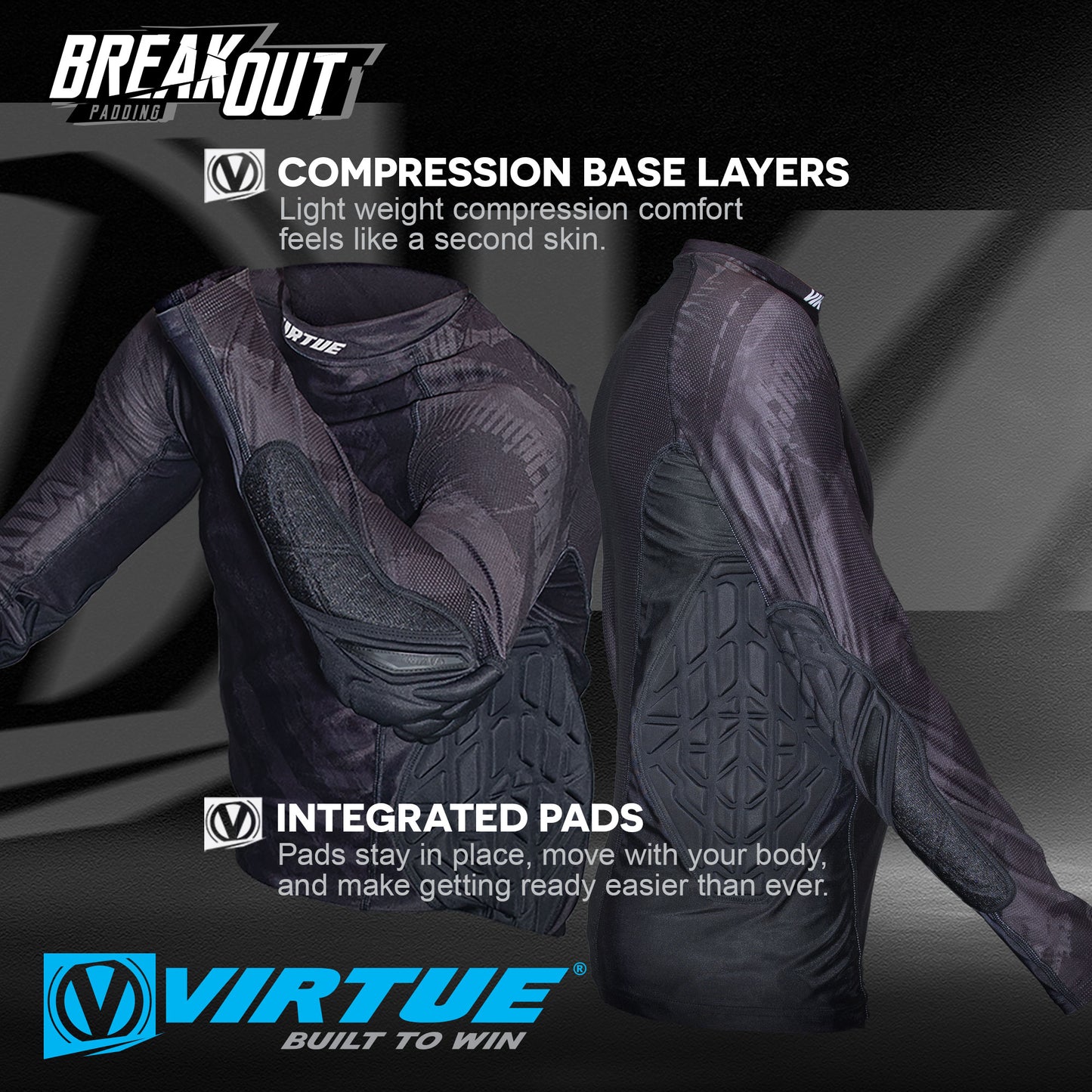 Virtue Breakout Padded Compression Long Sleeve
